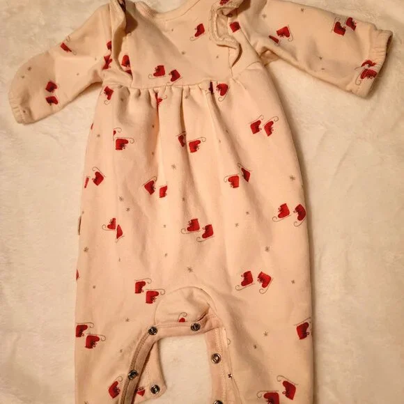 Rabbit Bear Organic Cotton One Piece 0-3 Months - Picture 3 of 5